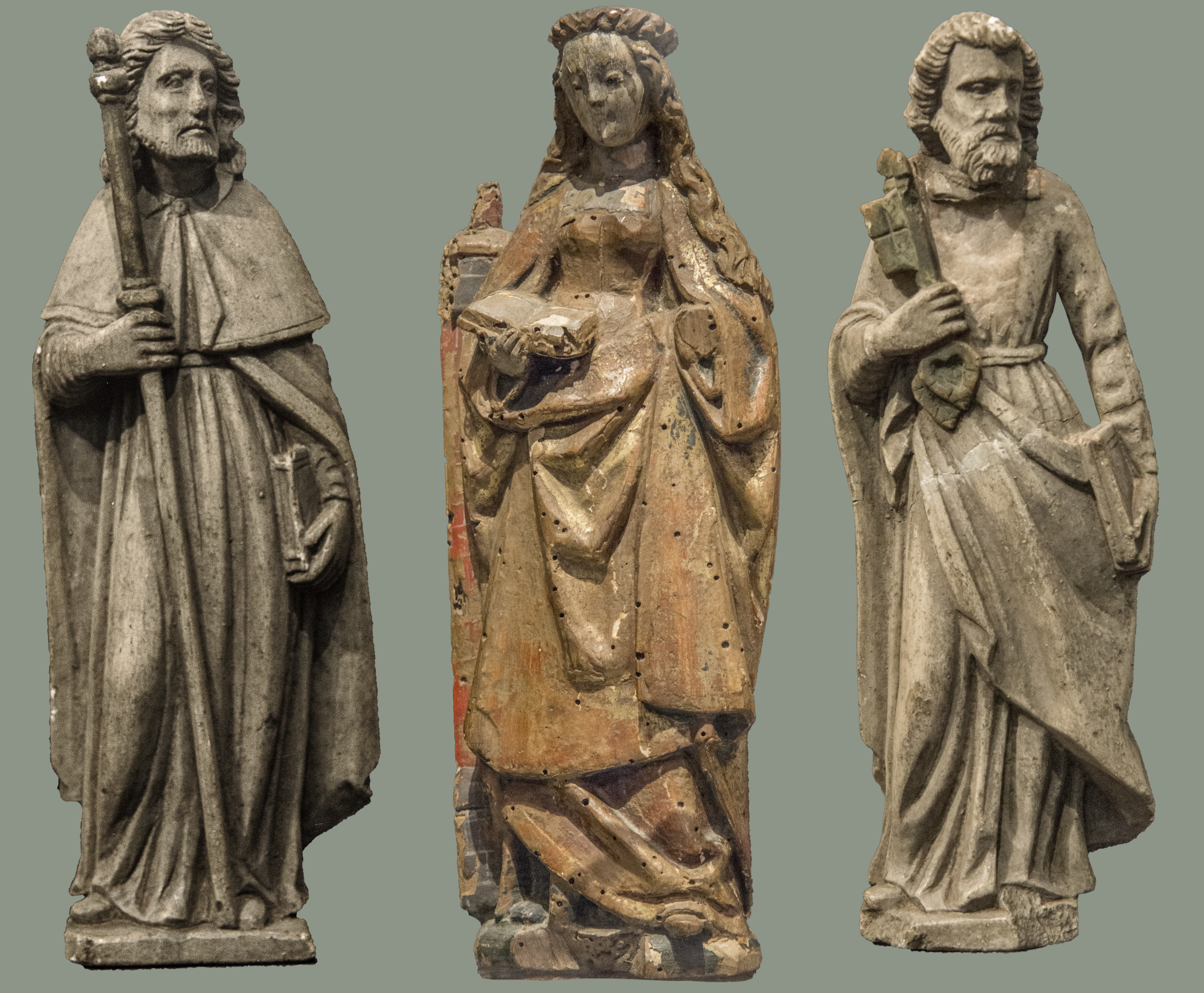 drie Heiligenbeeldjes Corfkapel