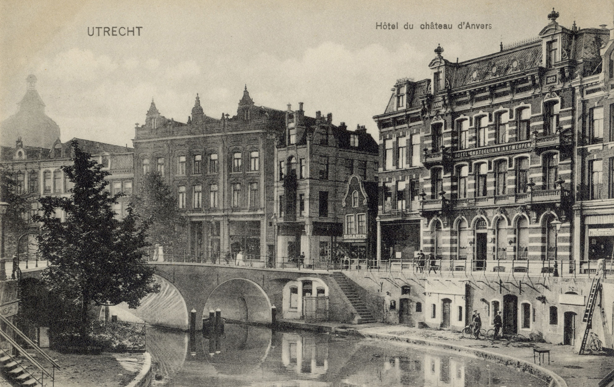 Ansichtkaart van Hotel Kasteel van Antwerpen in Utrecht
