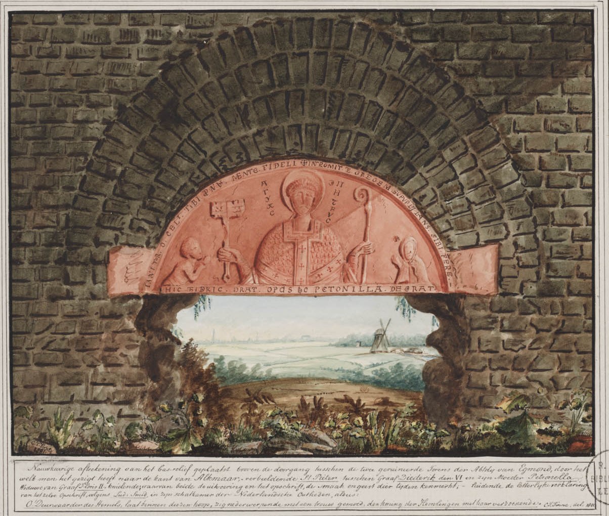 Het timpaan door Tinne 1801