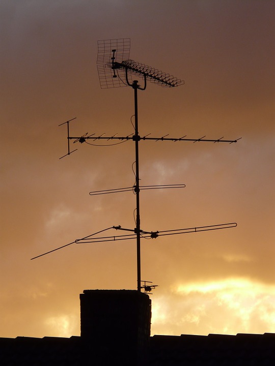 Antenne op een dak